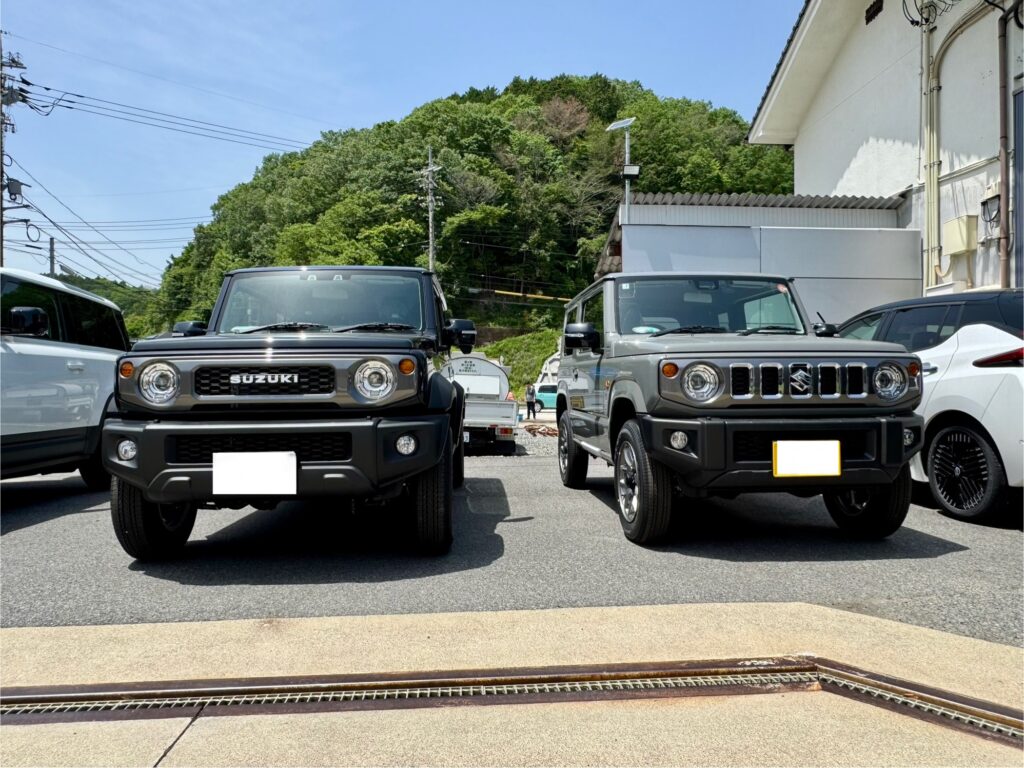 ジムニーとノマドをお納車いたします